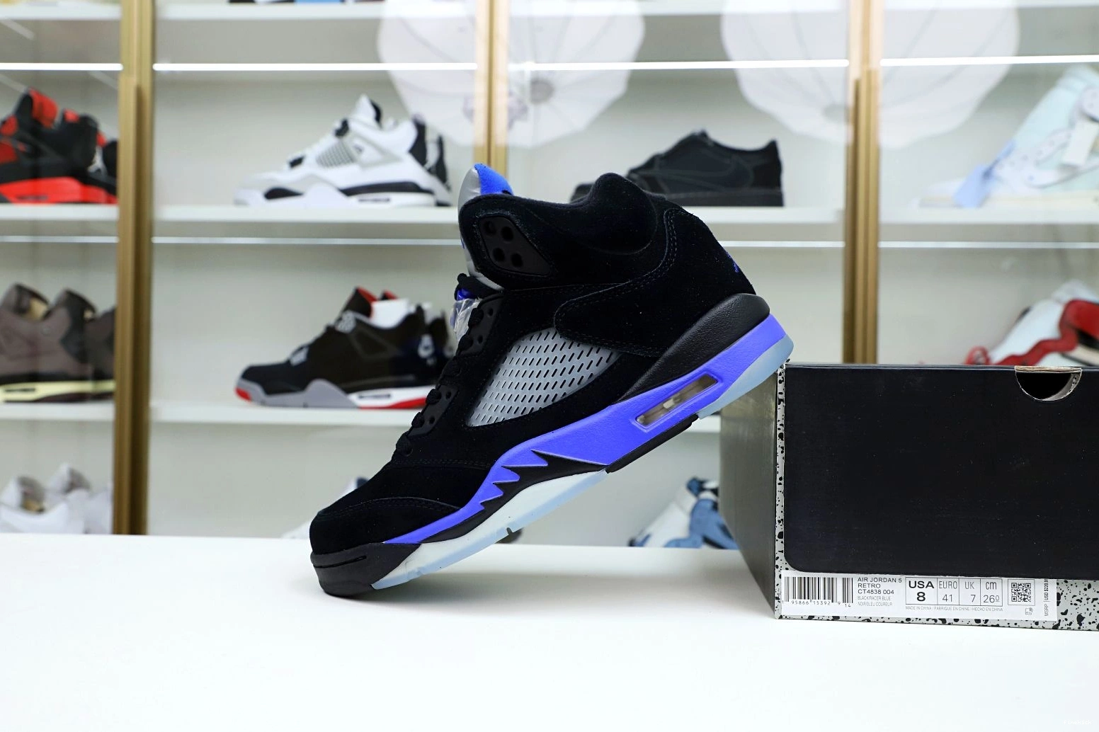 JORDAN BLUE' 5 'RACER AIR RETRO AIR JORDAN 0829